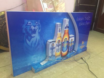 Biển hộp đèn quảng cáo bia Tiger